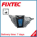 Fixtec Hand Tools Aço Carbono Offset Ring Spanner Set
